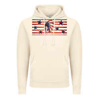 Vintage Artic patriotic native american headdress 16oz libbey cup Vintage Hoodie - HRA Design Shop