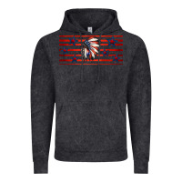 Vintage Black patriotic native american headdress 16oz libbey cup Vintage Hoodie - HRA Design Shop