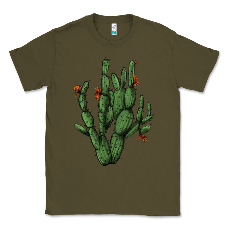 Cactus With Flowers Classic Tee by AdoDesignShop | Teevron