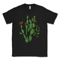 Black cactus with flowers Classic Tee - AdoDesignShop