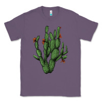 Lavender cactus with flowers Classic Tee - AdoDesignShop