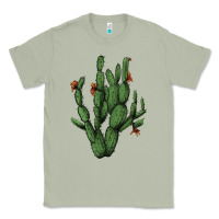 Matcha cactus with flowers Classic Tee - AdoDesignShop