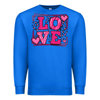 True Royal Love leopard frame Premium Sweatshirt - LillyAllenDesigns