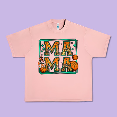 Basketball Mama Urban Heavy Tee Designed By Jasminsmagicworld