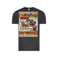 Vintage Black christmas north pole delivery Vintage Tee - Artiststas