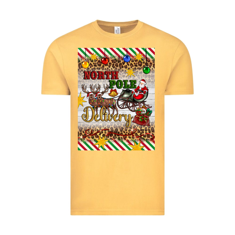 Christmas North Pole Delivery Vintage Tee by Artiststas | Teevron