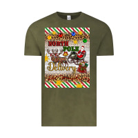 Vintage Olive christmas north pole delivery Vintage Tee - Artiststas