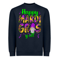 Navy happy mardi gras y'all gnome Heavyweight Sweatshirt - JahusDesignShop
