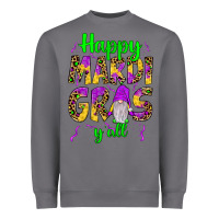 Storm happy mardi gras y'all gnome Heavyweight Sweatshirt - JahusDesignShop