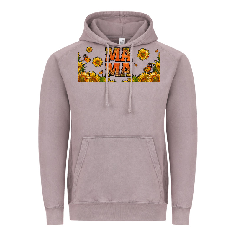 Sunflowers And Butterflies Mama 16oz Libbey Cup Vintage Hoodie by HRA Design Shop | Teevron