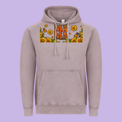 Sunflowers And Butterflies Mama 16oz Libbey Cup Vintage Hoodie Designed By Hra Design Shop
