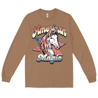 Toasted Coconut American magic Long Sleeve Tee - NancyCooperArtShop