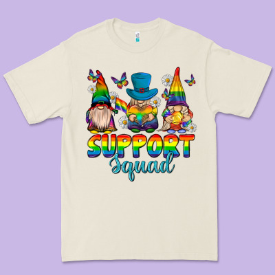 Premium Tee support squad pride gnomies