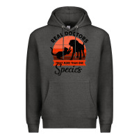 Charcoal Heather Treat More Than One Species Premium Hoodie - Bettercallsaul