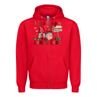 Red i love being a lunch lady Zipper Hoodie - MaliasSmallBusiness