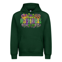 Forest Green happy mardi gras yall Urban Hoodie - CowGirlArtShop
