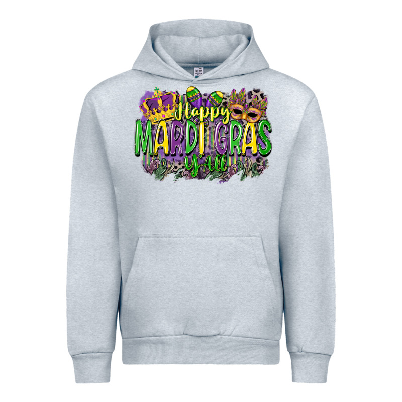 Happy Mardi Gras Yall Urban Hoodie by CowGirlArtShop | Teevron