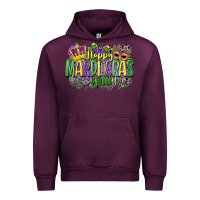 Mauve Wine happy mardi gras yall Urban Hoodie - CowGirlArtShop