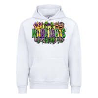 White happy mardi gras yall Urban Hoodie - CowGirlArtShop