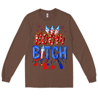 Chestnut boom bitch get out the way Long Sleeve Tee - NancyCooperArtShop