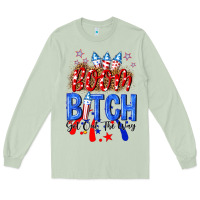 Matcha boom bitch get out the way Long Sleeve Tee - NancyCooperArtShop
