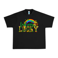 Black feeling lucky with coins Urban Heavy Tee - AdoDesignShop