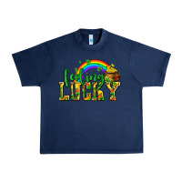Navy feeling lucky with coins Urban Heavy Tee - AdoDesignShop