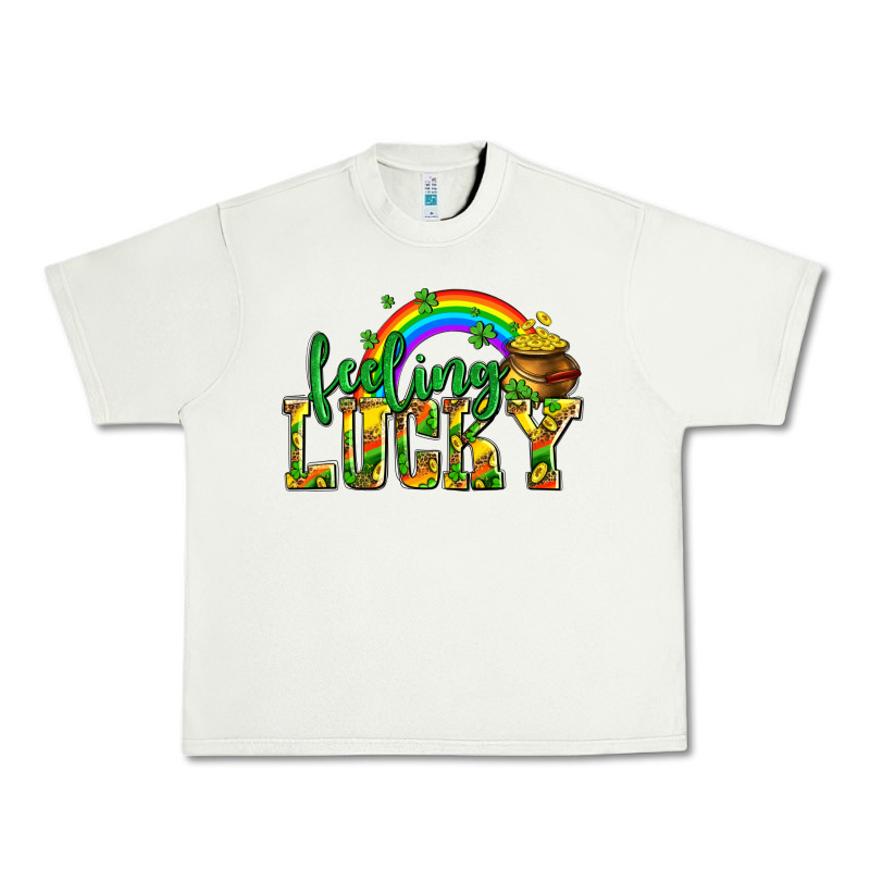 Feeling Lucky With Coins Urban Heavy Tee by AdoDesignShop | Teevron