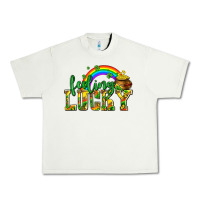 Pistachio feeling lucky with coins Urban Heavy Tee - AdoDesignShop