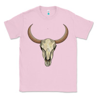 Bubblegum Pink bull skull Classic Tee - AdoDesignShop