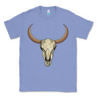 Colony Blue bull skull Classic Tee - AdoDesignShop