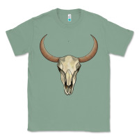 Sage bull skull Classic Tee - AdoDesignShop