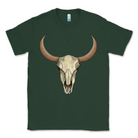 Sports Green bull skull Classic Tee - AdoDesignShop