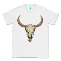White bull skull Classic Tee - AdoDesignShop