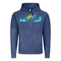 Jumping Bass Fishing 16oz Libbey Cup Vintage Hoodie | Teevron