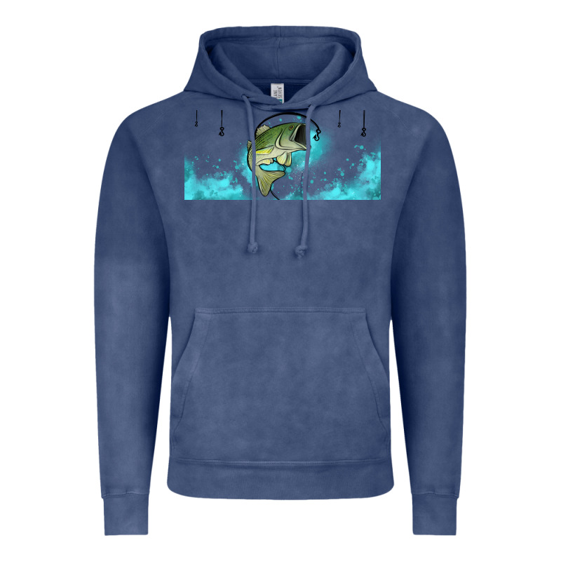 Jumping Bass Fishing 16oz Libbey Cup Vintage Hoodie by HRA Design Shop | Teevron