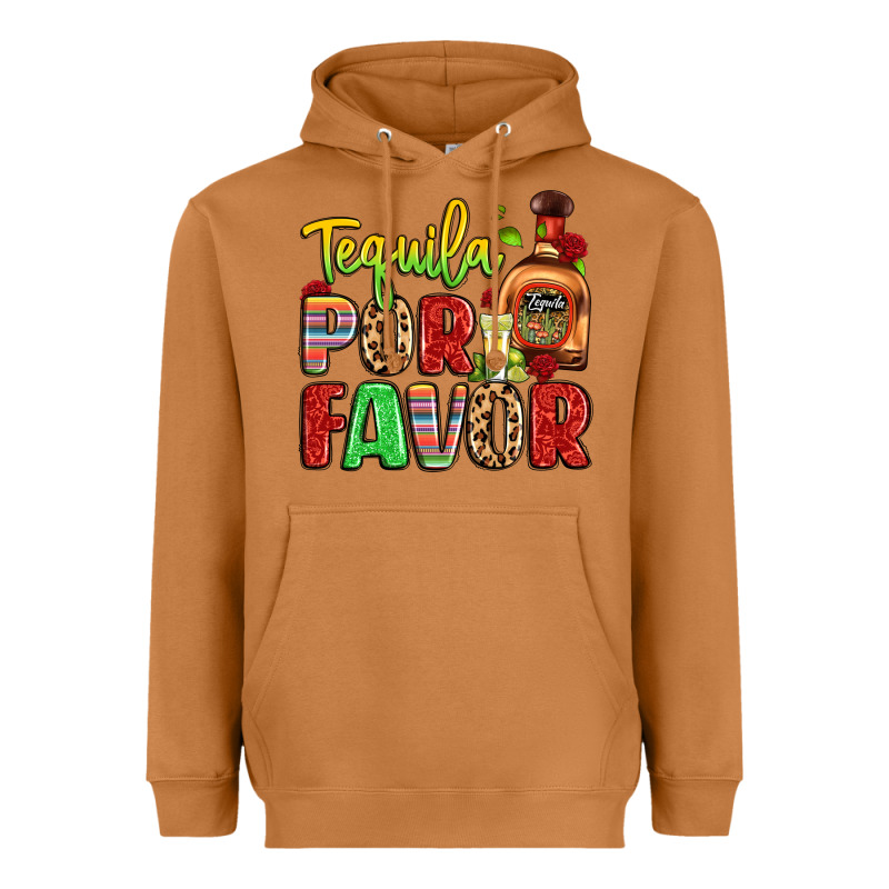 Tequila Por Favor Heavyweight Hoodie by LillyAllenDesigns | Teevron