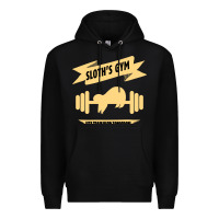 Black Sloth s Gym Premium Hoodie - Bettercallsaul