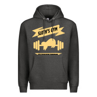 Charcoal Heather Sloth s Gym Premium Hoodie - Bettercallsaul