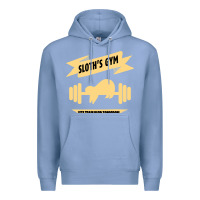 Colony Blue Sloth s Gym Premium Hoodie - Bettercallsaul
