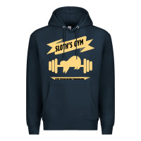 Navy Sloth s Gym Premium Hoodie - Bettercallsaul