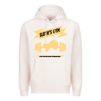 Pale Pink Sloth s Gym Premium Hoodie - Bettercallsaul