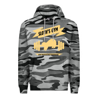Slate Camo Sloth s Gym Premium Hoodie - Bettercallsaul