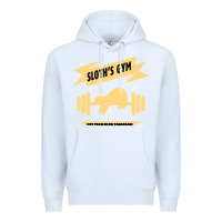White Sloth s Gym Premium Hoodie - Bettercallsaul