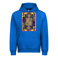 Cobalt joker mardi gras skeleton Urban Hoodie - CowGirlArtShop