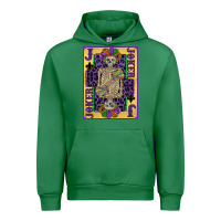 Emerald joker mardi gras skeleton Urban Hoodie - CowGirlArtShop