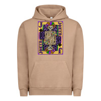Pigment Burro joker mardi gras skeleton Urban Hoodie - CowGirlArtShop