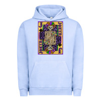 Pigment Grape Ice joker mardi gras skeleton Urban Hoodie - CowGirlArtShop