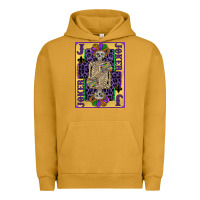 Pigment Peanut Butter joker mardi gras skeleton Urban Hoodie - CowGirlArtShop
