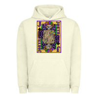 Pigment Pistachio joker mardi gras skeleton Urban Hoodie - CowGirlArtShop